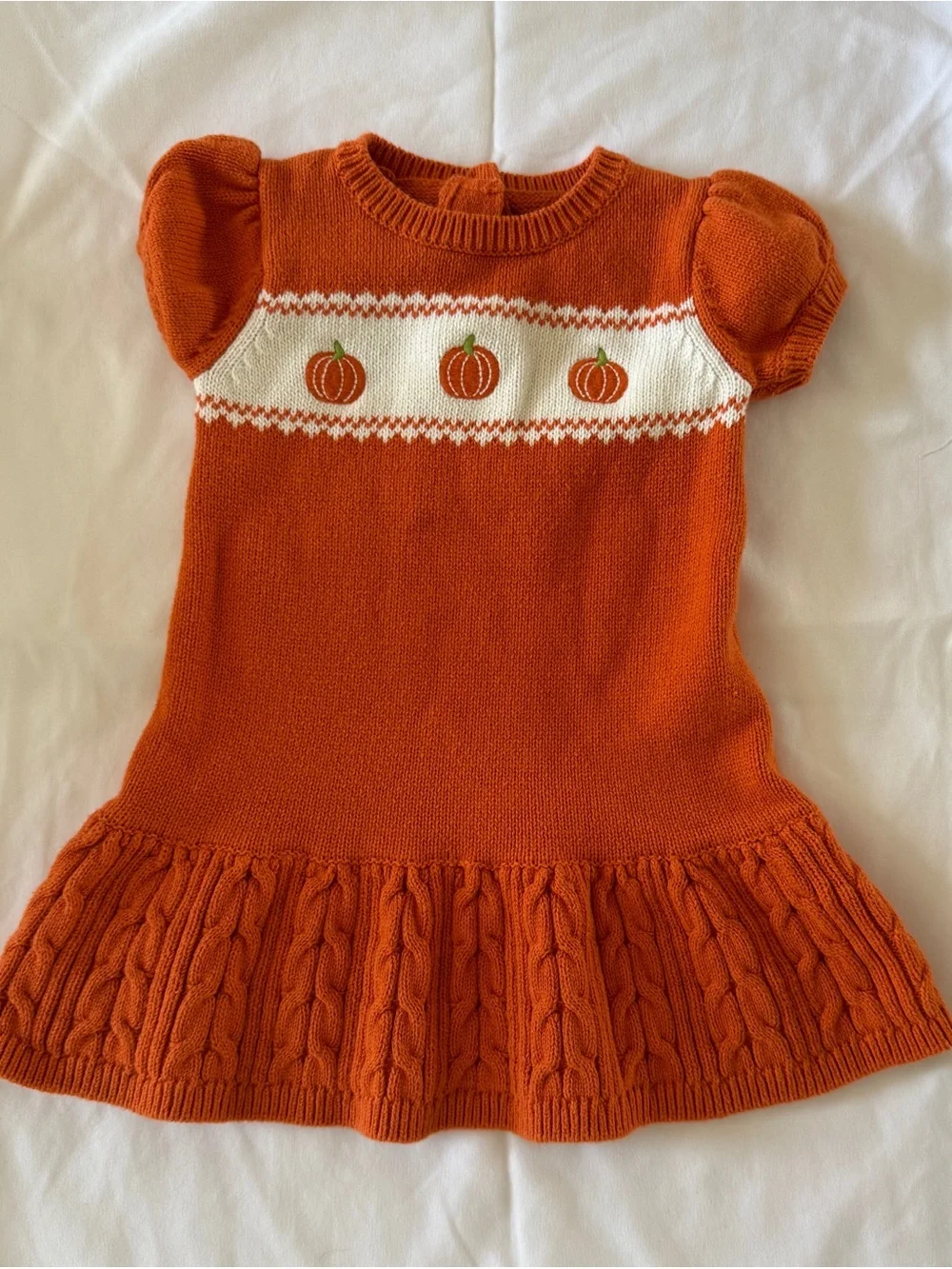 Gymboree Pumpkin Sweater Dress | 12–18M 🎃🍂